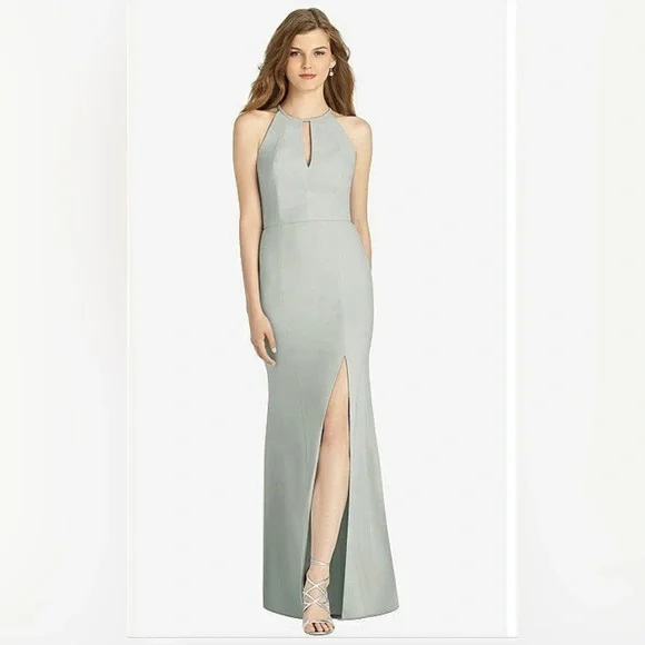 princess polly baby blue dress Bridesmaids, wedding guests and girls with glamorous plans… the Analie Gown  by Effie was made for you 🤎☕️ Stretch crepe material, deep plunge  neckline. It’s timeless and elegant main image 1